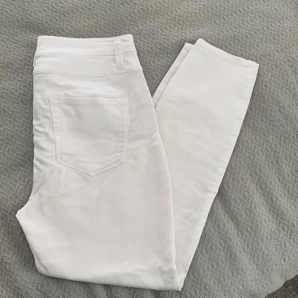 Design Lab White Cropped Jeans size 28 - Picture 1 of 1